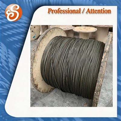 Hot Dipped Heavy - Duty Wire Rope Galvanized Steel 305m 8x19s