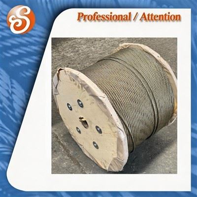 Ħabel tal-wajer mgħaddas sħun galvanizzat 305-1500m tul għall-bejgħ 8x19